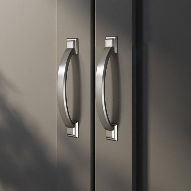 Pack Of 6 Cupboard Handles Elegant Design Strong Hardware Modern Classical Styles Suitable for Wardrobe Door & Drawers
