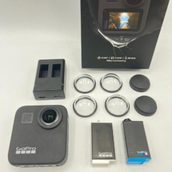 

USED GoPro MAX CHDHZ-202-FX Wearable Action Camera with Enduro Battery Tool Only чорний