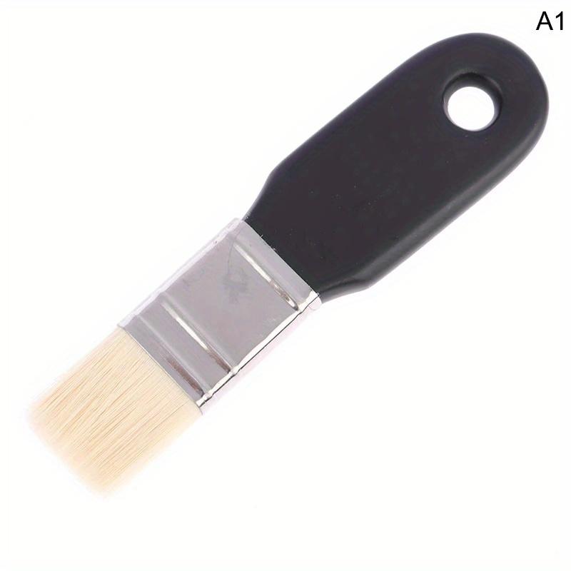 

1Pc Nylon Hair Hard Bristle Brush Painting Pen Art Gouache Watercolor Large Area Oil Paint Acrylic Wall Brush BBQ Cleaning Brush 21.1cm чёрный