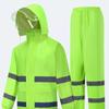 JINXIUTIANTANG Reflektierendes geteilter Regenmantel Set
