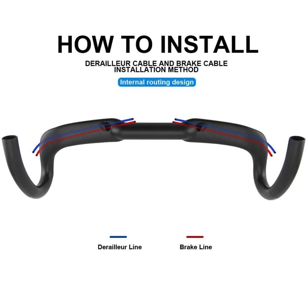 Road Bike Carbon Handlebars 400 RXL SL Carbon Drop Handlebars 31.8 UD Matte