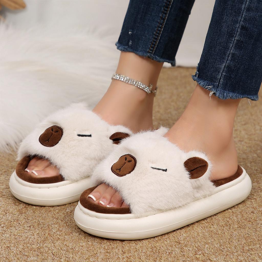 Fashion Women Home Slippers Cute Comfortable Anti Slip Lightweight Platform Shoes Women Summer Fashionable Linen Slippers Slides Women