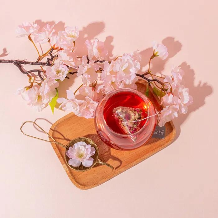 Premium Tea Pouch Cherry Blossom Tea 20 Tea Bags