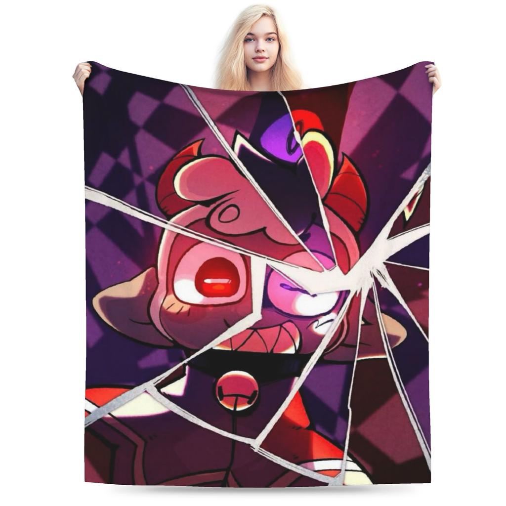 Cozy Cult Of The Lamb game Blanket Merch Home Decorative Blanket Throw Super Soft Velvet for Office