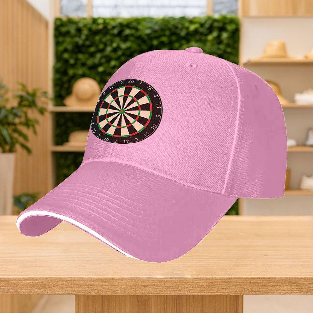 Dartboard Printed Adjustable Baseball Cap Unisex Multiple Colors Casual Street Sports Party Cap