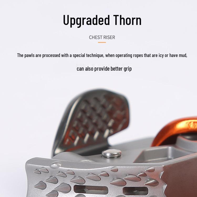 Alnas High-Altitude Rope Chest Ascender for Climbing