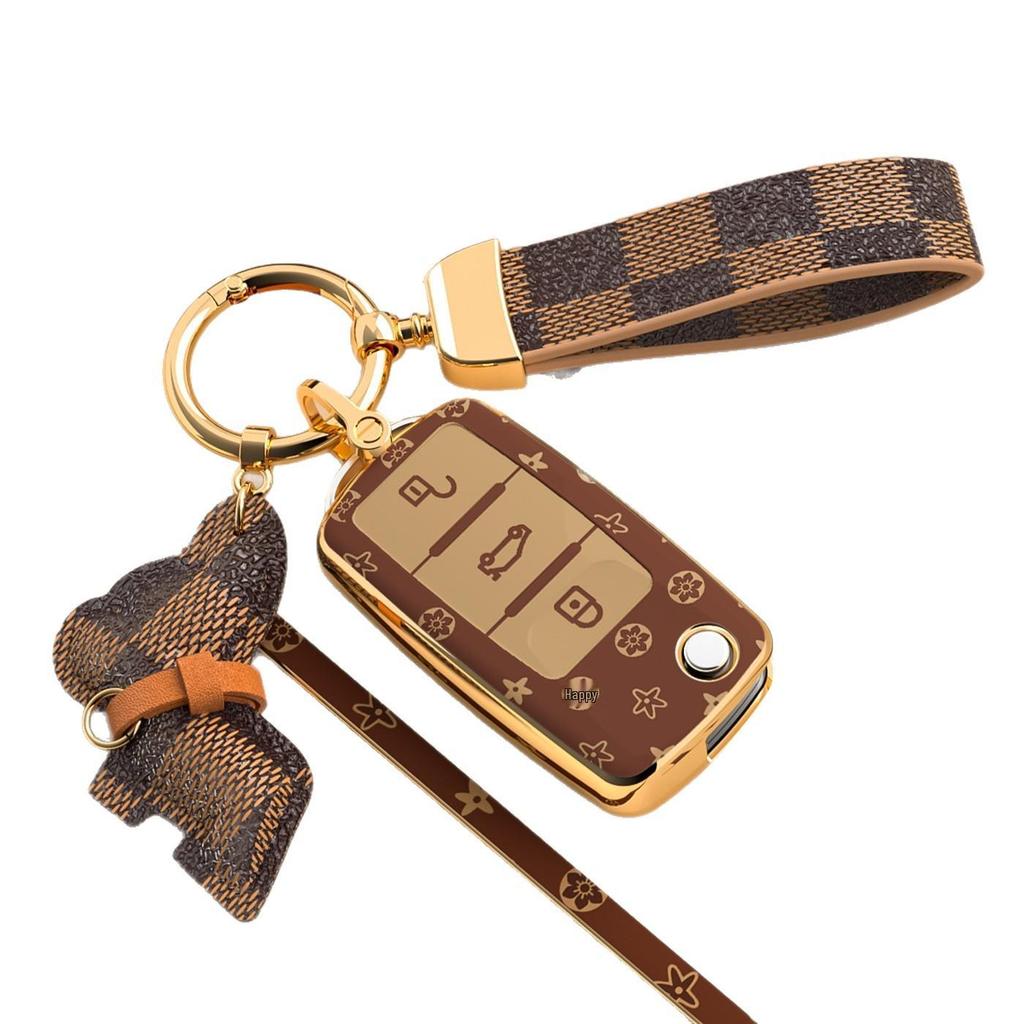 Módní kryt na klíčenku pro Volkswagen Polo, Golf, T-Cross, Tayron, Passat, CC, Sagitar