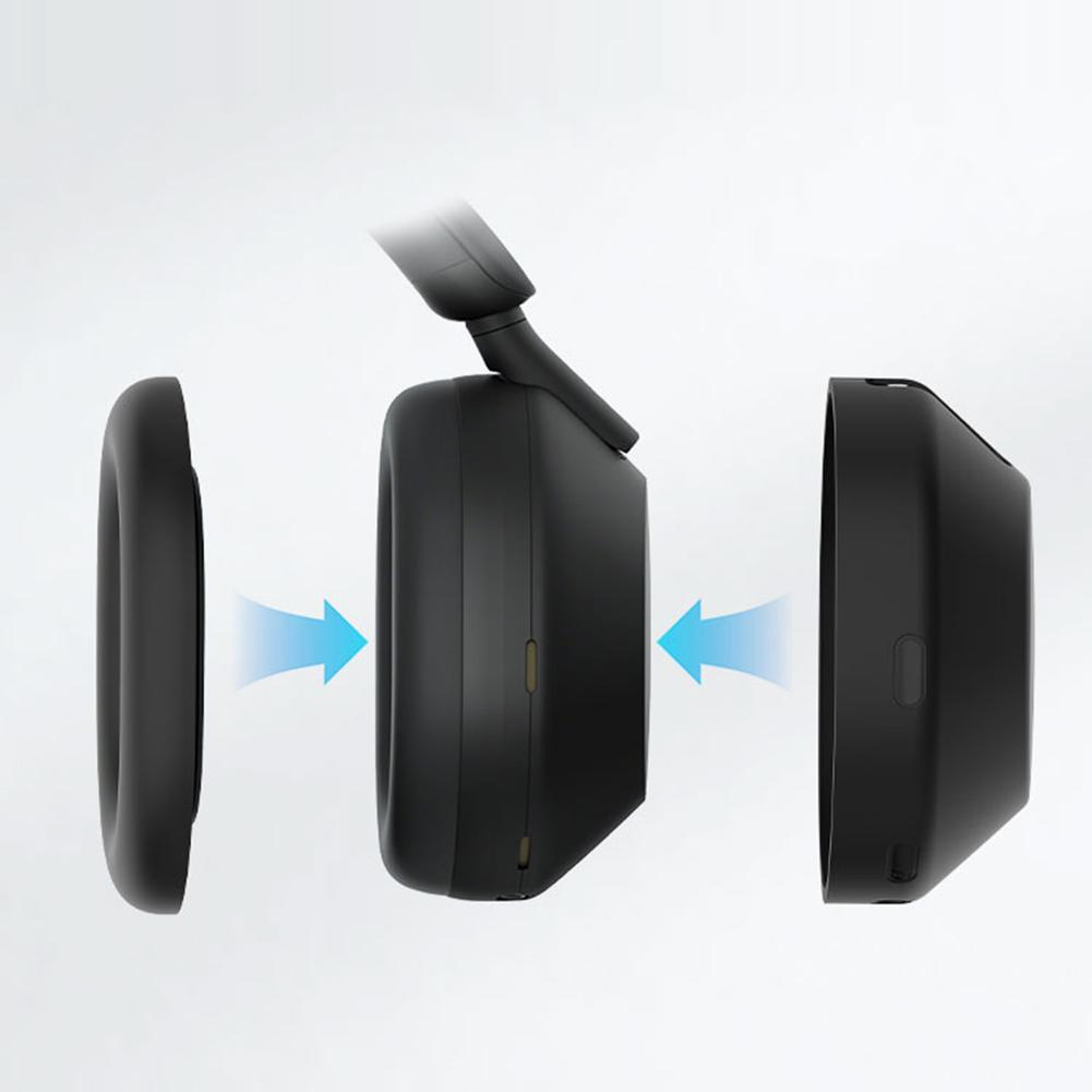 3Pcs Replacement Headphone Pads Anti-Fall Headphone Ear Cushion Non-Scratch Silicone Headset Protective Case for Sony WH-1000XM6