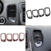 Carbon Fiber Dashboard Air Vent Cover AC Outlet Trim Kit for Dodge Durango 2011-2020