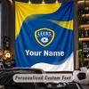 TapestryLeeds United Custom Name Text Personalized Wall Hanging Tapestry Home Wall Decor