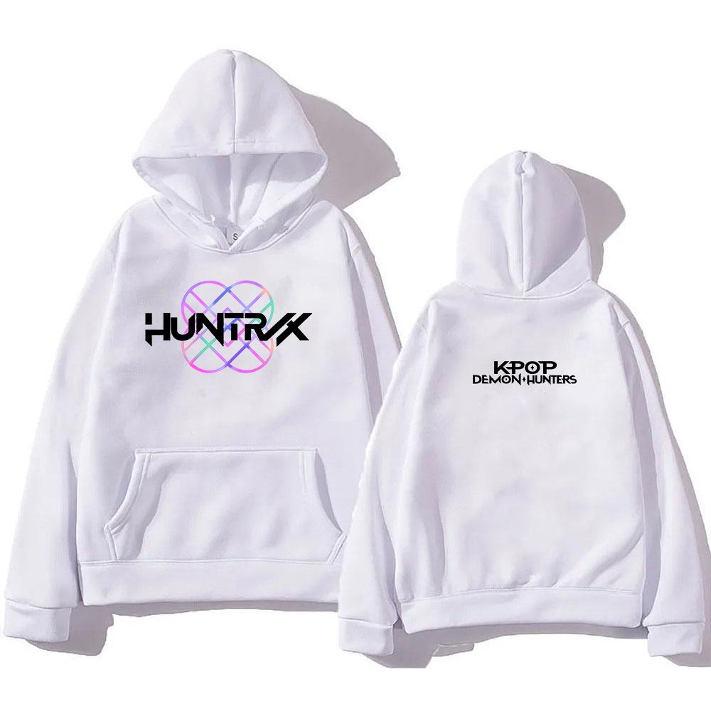 Huntrix Girl Hoodie 2025 Movie Demon Hunters Fashion Men/women Hoodies Harajuku Winter Clothes Pullover Sweatshirt Vintage