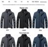 Europäischer & Amerikanischer Stil Herren Übergröße Doppelseitiges Fleece Strickjacke Sweatshirt