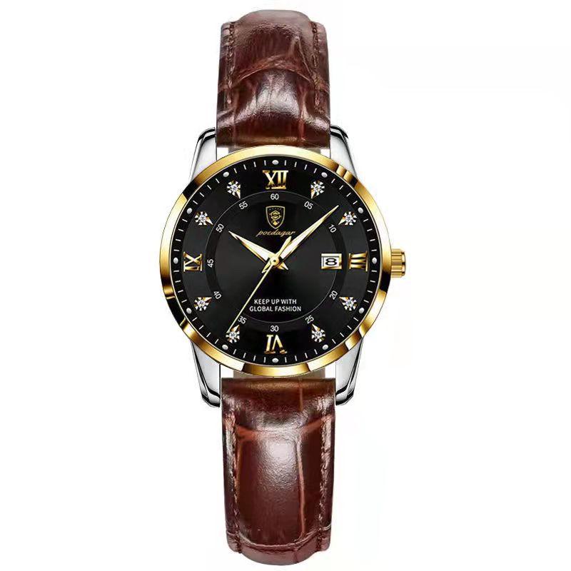 POEDAGAR Casual Wrist Watch For Women Luxury Waterproof Luminous Date Ladies Watch Stainless Steel Quartz Watch reloj