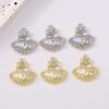 5pcs Fashion Gemstone Pearl Shell Pendants Charms for Jewelry Making Necklace Earrings Bracelet DIY Handmade Accessories