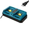 Battery Adapter Charging Solution Double Port Power Charging Base for Various Devices Waterproof Cable Small Design