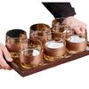 High Borosilicate Glass Guanshan Cup, High Temperature Resistant Transparent Buckle Cup, Household Tea Cup Is Not Hot And Insulated Glass