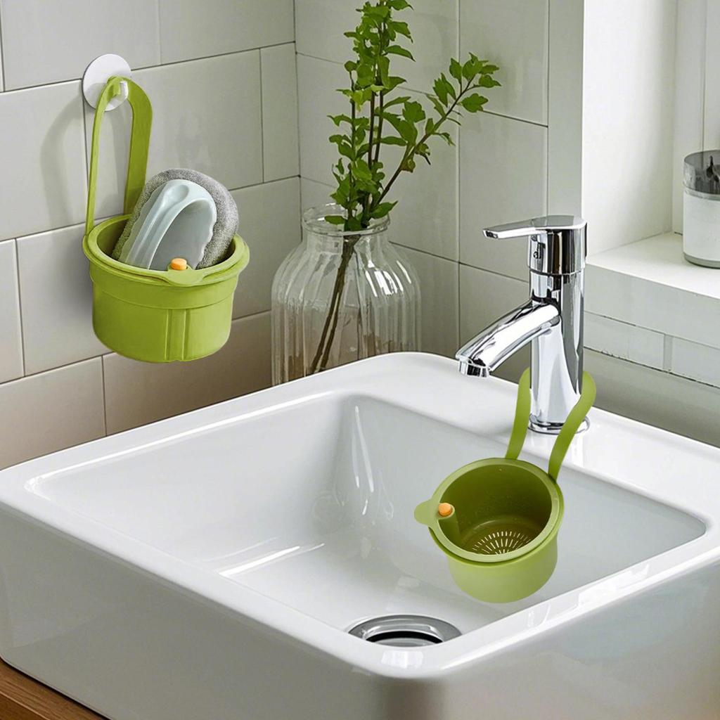 1PC Kitchen Sink Filter Strainer Multifunctional Drain Basket Fruit Vegetable Drainer Rack Water Filter Kitchen Organizer Basket