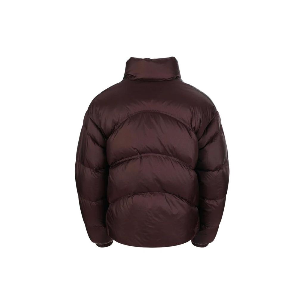 Salomon Full Zip Stand Collar Solid Color Long Sleeve Jacket Women jackets Brown LC2346200