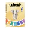Watercolor Workbook for Beginners Step-by-Step Painting Guide Animal Flower Illustrations Paper Coloring Book for Learning Techniques