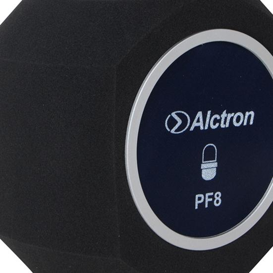 PF8 Studio Mic Screen Portable Noise Reduction Metal Acoustic Filter Windproof Screen for Microphone