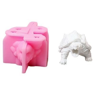 Snapping Tusrtles Silicone Candle Molds for Handmade Candle Soap Making Cement Gypsum Silicone Molds for Craft Project