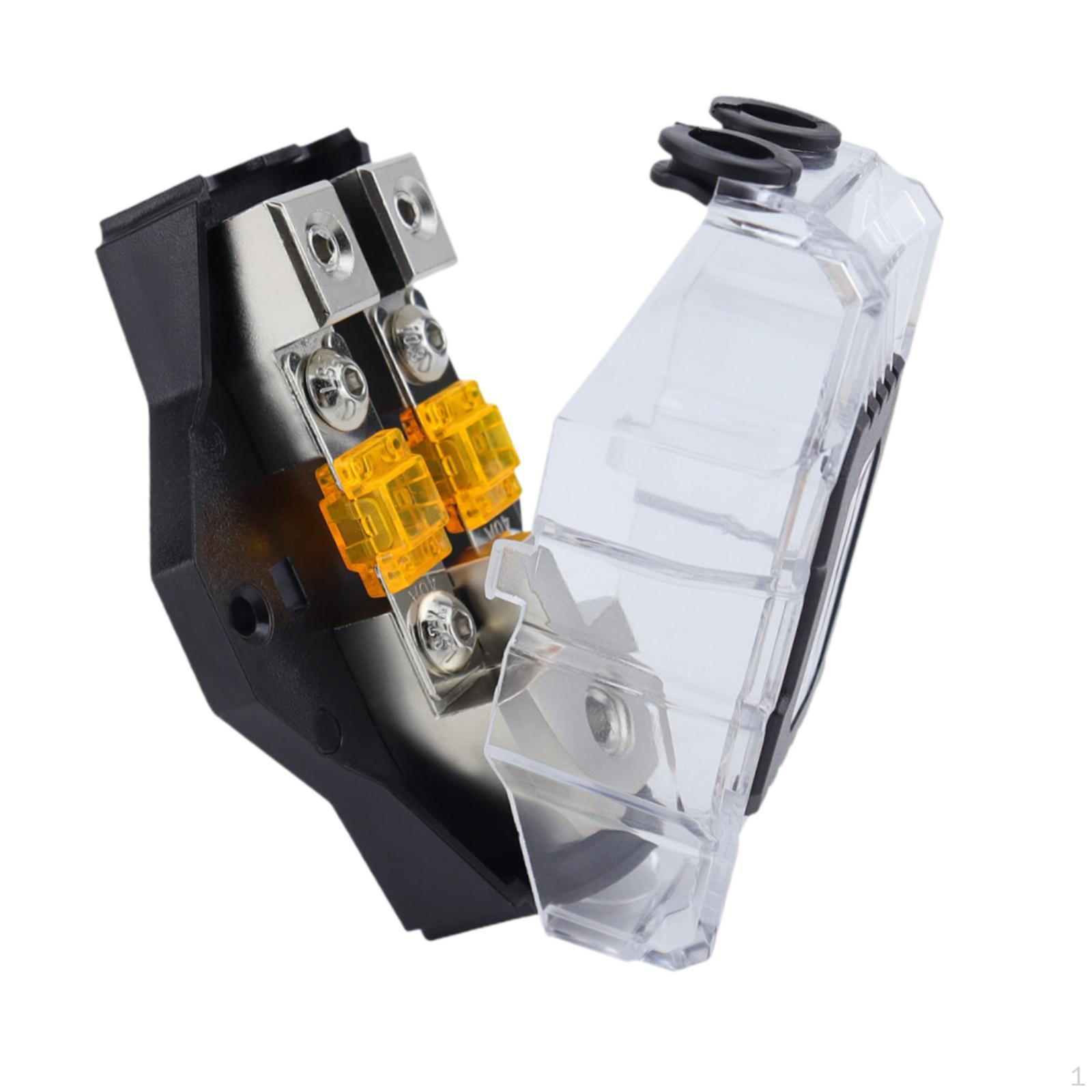 

Распределительный блок, изоляция предохранителей, коробка предохранителей стереоаудио, держатель Anl 2 Way