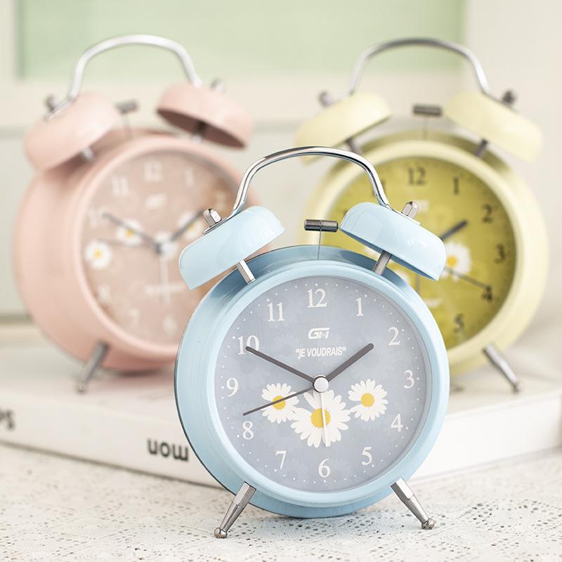 Silent Little Alarm Clock Boy Cartoon Children Female Student Special Bedroom Bedside Luminous Creative Loud Sound Cute Clock