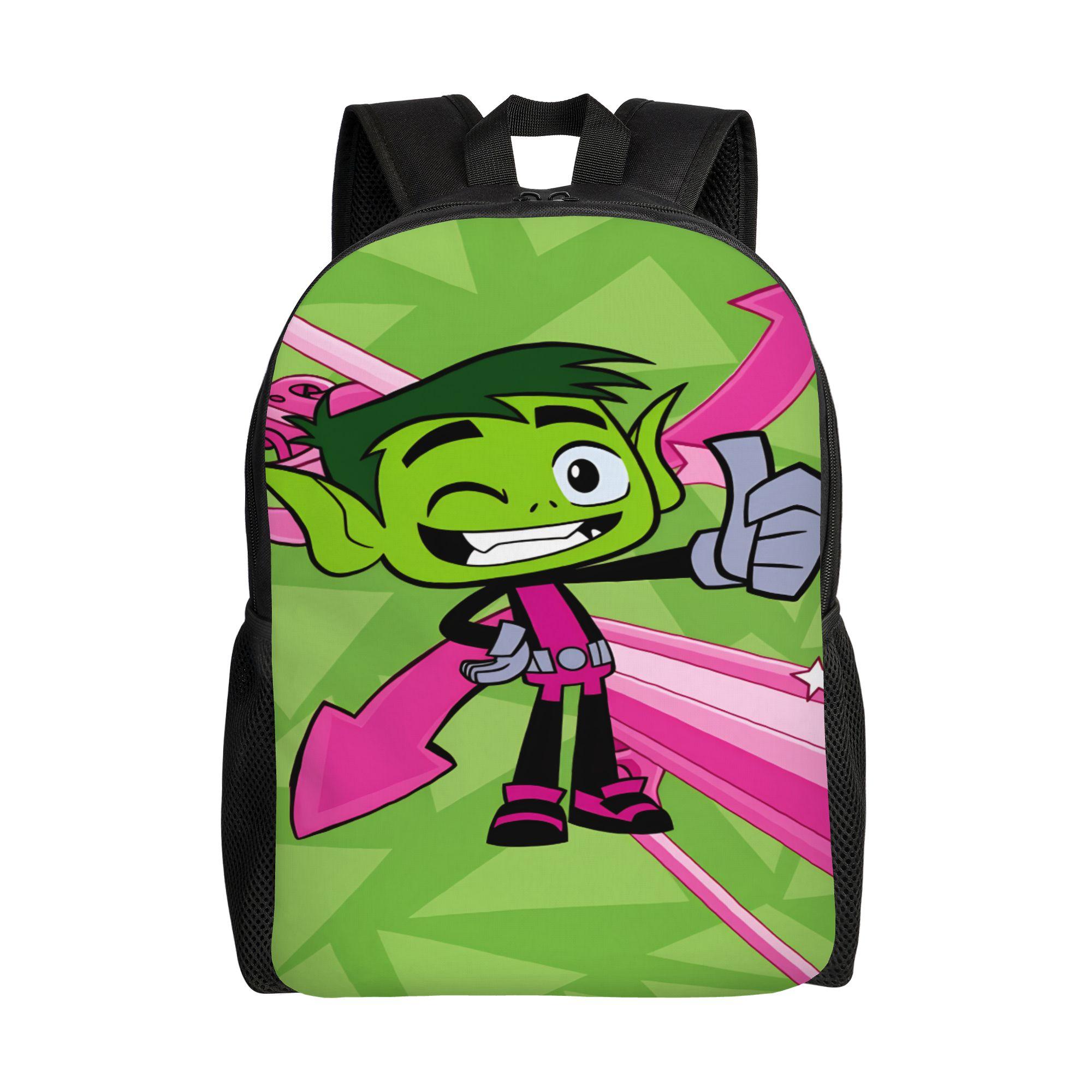 Teens Titans Go Équipe Sac à dos Sacs à dos Drôles Femmes Hommes Randonnée Léger Sacs pour Apprentis Avancés Sac à dos de Marque (as the picture,as picture)