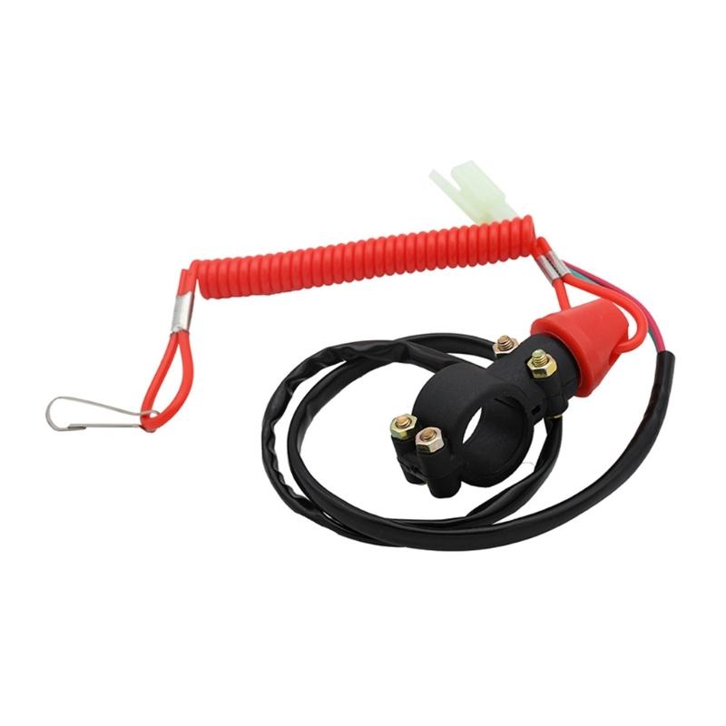 Waterproof Motorcycle Engine Stop Switch Motorcycle Emergency Shut Off for Enhanced Ride Safety & Easy Installation
