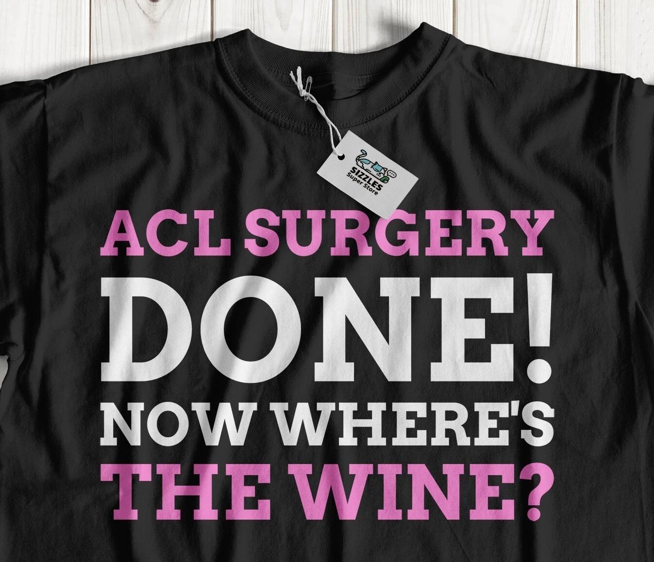 

Unisex Funny Torn ACL Surgery T-Shirt Knee ACL Tear Arthroscopic Gifts 2XL