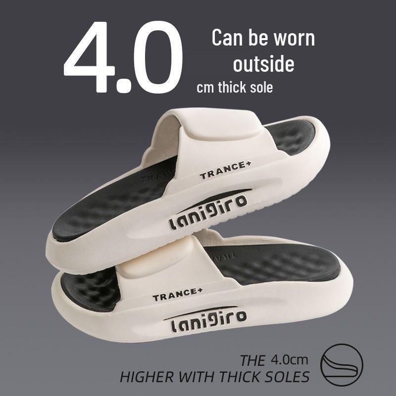 Korean Style Non-slip Summer Slippers for Men and Women - Indoor and Outdoor Soft Sole Casual Footwear