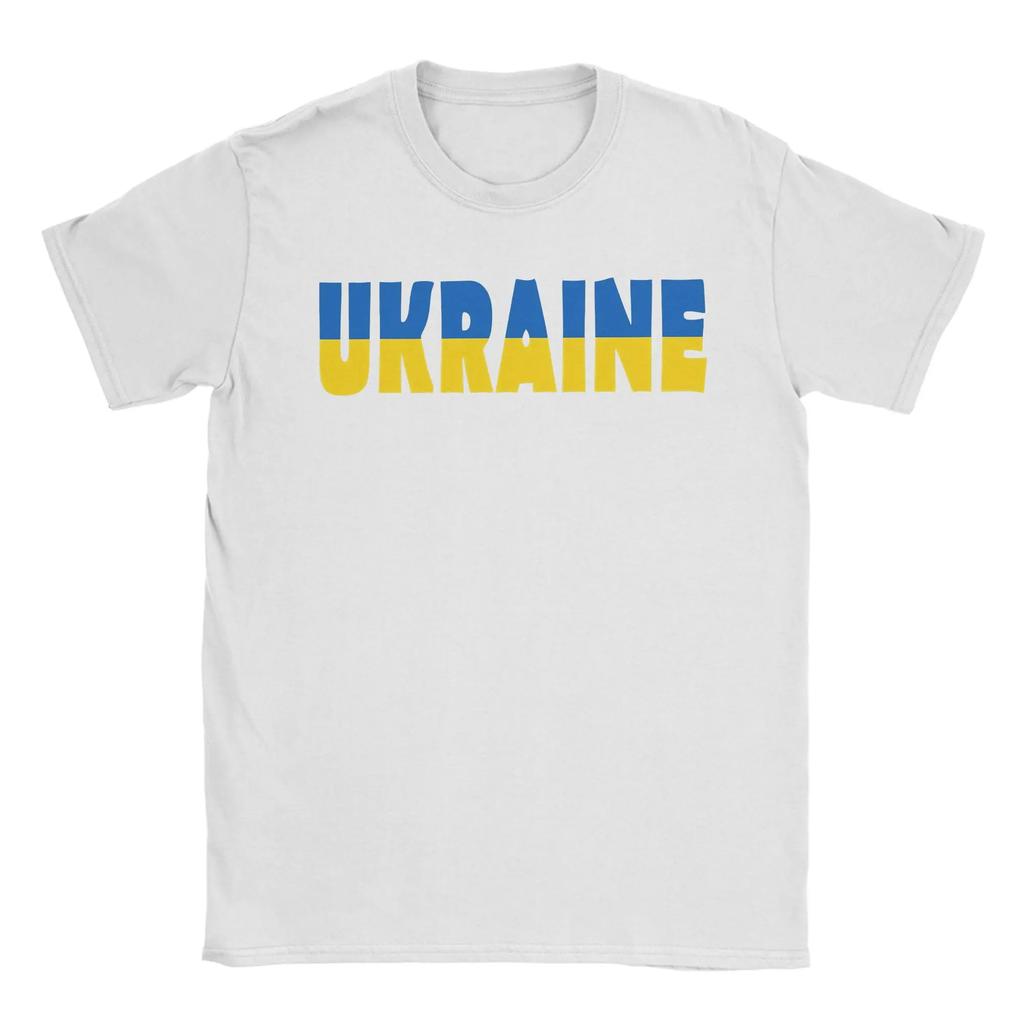 Ukraine Unisex T Shirts Casual Tee Shirt Short Sleeve Round Neck Tshirt Cotton Graphic Clothes
