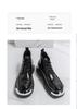 Men's Plus Size High-Top Thick-Sole Leather Boots - Autumn/Winter 2025 Fashion Edition
