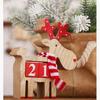1pc Wooden Countdown Calendar - 3D Holiday Decor, Perfect For Party & Home Decoration, Atmosphere Setting, Preferred Gift.
