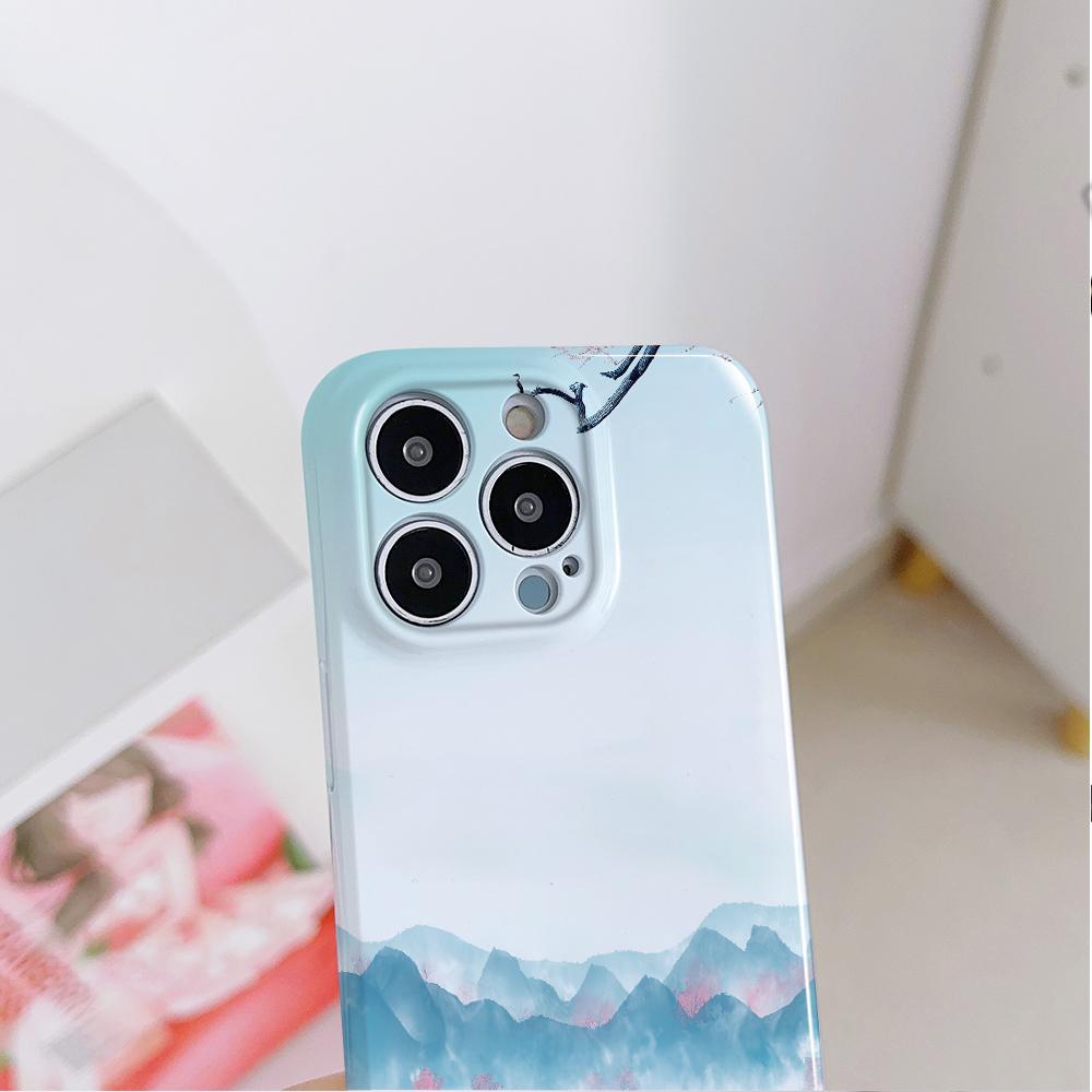 All-inclusive Film Phone Case Cartoon Fashion Design Hard Shell Full Cover Camera Protection Case for iPhone Huawei Honor Vivo Google