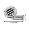 32/38 mmBoat Floor Drain Stainless Steel Drain Floor Deck Drainage Cover for Marine Yacht Ship Bathroom Kitchen Shower Sink