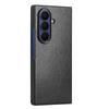 For Samsung Galaxy Z Fold7 5G Case Litchi Texture PU Leather + PC Phone Cover