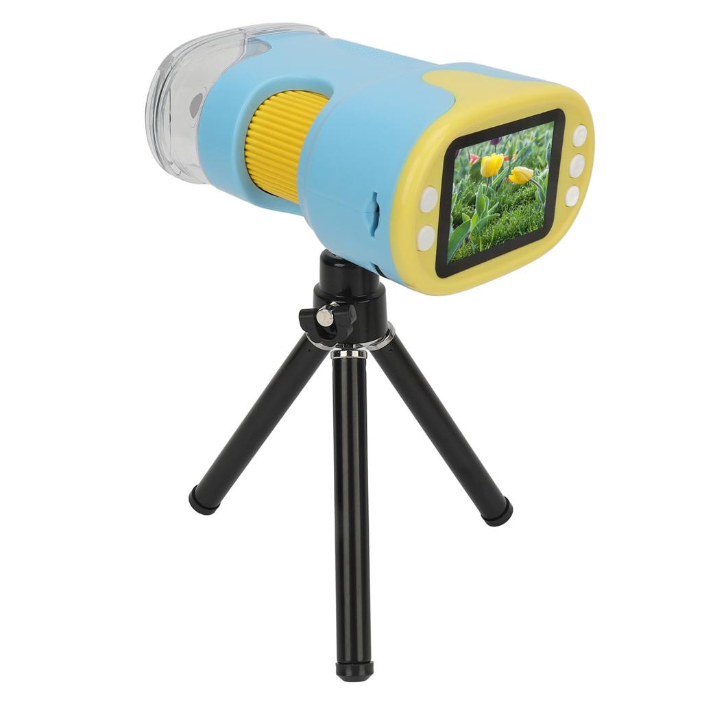 Handheld Microscope 2.0 Inches 1000X HD Portable Rechargeable Kids Microscope for Outdoor Indoor