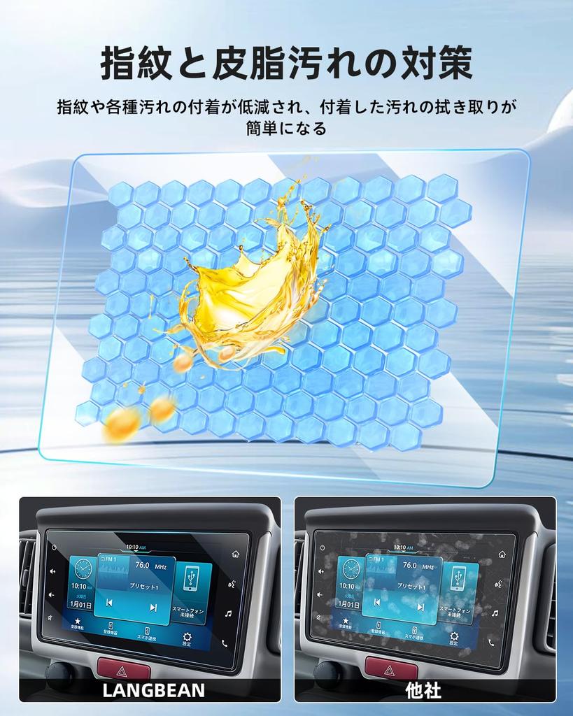 LANGBEAN Suzuki Every/Every Wagon DA17V / DA17W Type Navigation Protective Film, 7 Inch Every