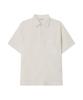 Oteumilkape Pigment-Dyed One-Pocket Polo Shirt - Ivory