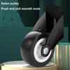 Furniture Casters Wheels Soft Rubber Swivel Caster Quite Roller Wheels for Trolley Baby Crib Bed Wheels Household Moving Tool