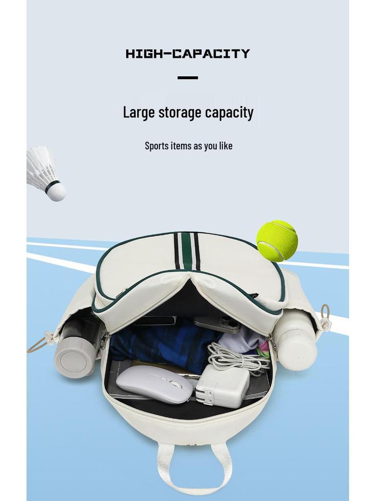 New Multifunctional Tennis, Pickleball, Ping Pong, and Badminton Racket Backpack for Men and Women