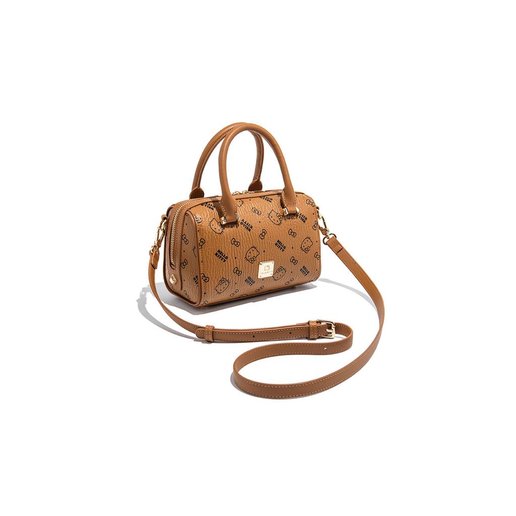 New Sanrio Hello Kitty PU Boston Bag, Shoulder Bag, Crossbody Bag, Handbag Regular Women's Multicolor SHHF41496