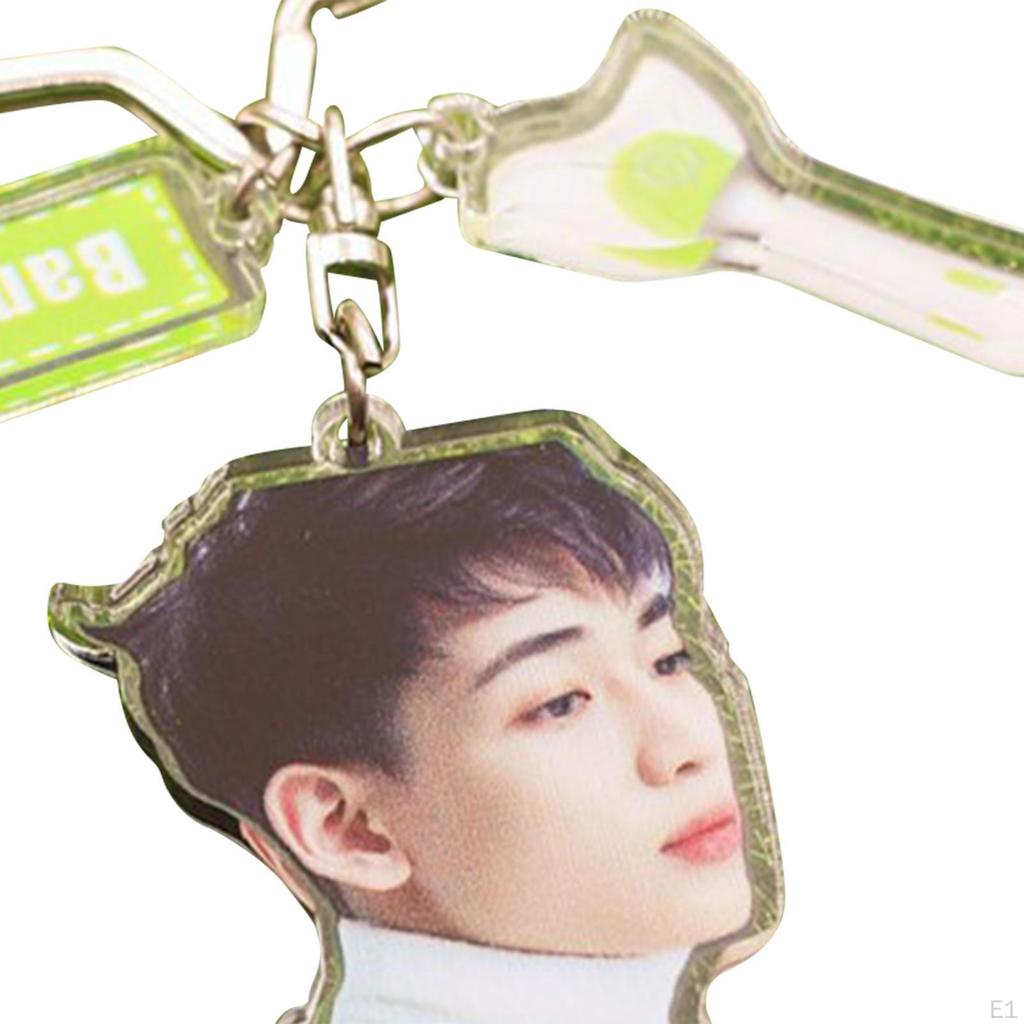 Acrylic Keychain Portable Versatile Adorable Keyring for Women Birthday Gift Style A