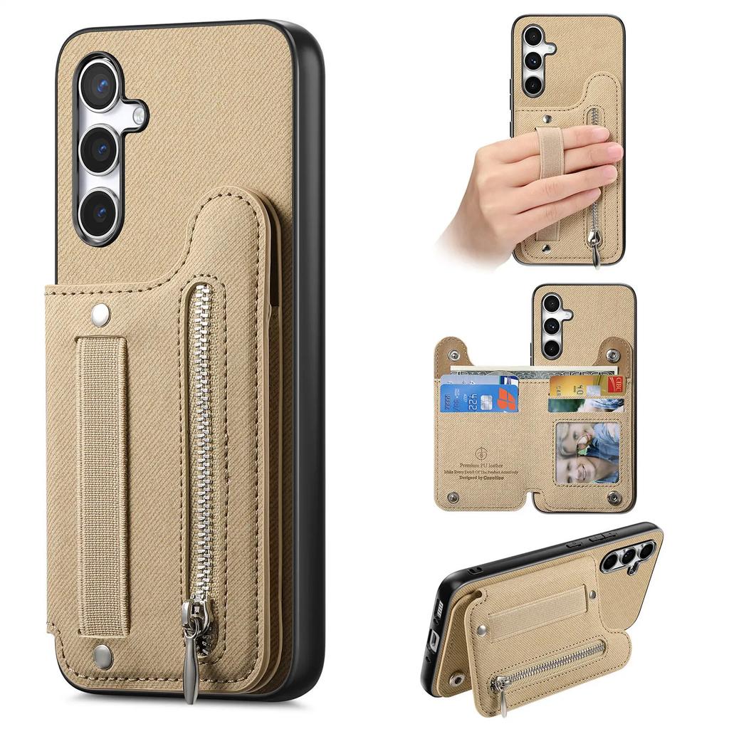 Geldbörse mit Kartenhalter Handyhülle Für Samsung Galaxy S25 S24 FE Edge S26 S23 Ultra S22 Plus A37 A57 A17 A07 A56 A55 A36 Hülle