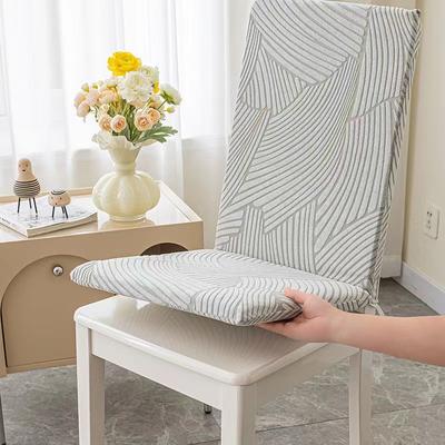 Funda de Silla Nueva Sencilla Cojín Funda de Silla Elástica Universal Cojín Cojín Integrado Asiento Taburete Funda