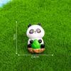 Carino Panda Piccolo Animale StatuettaDecorazione Giardino AccessoriScrivania AutoMicro-paesaggio Piccoli Ornamenti