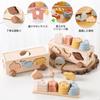 Mamimami Home Wooden Shape Matching Building Wooden Car for Kids Ages and Boys and Shape Early Fingertip Educational Baby Preschool Entry Birthday
