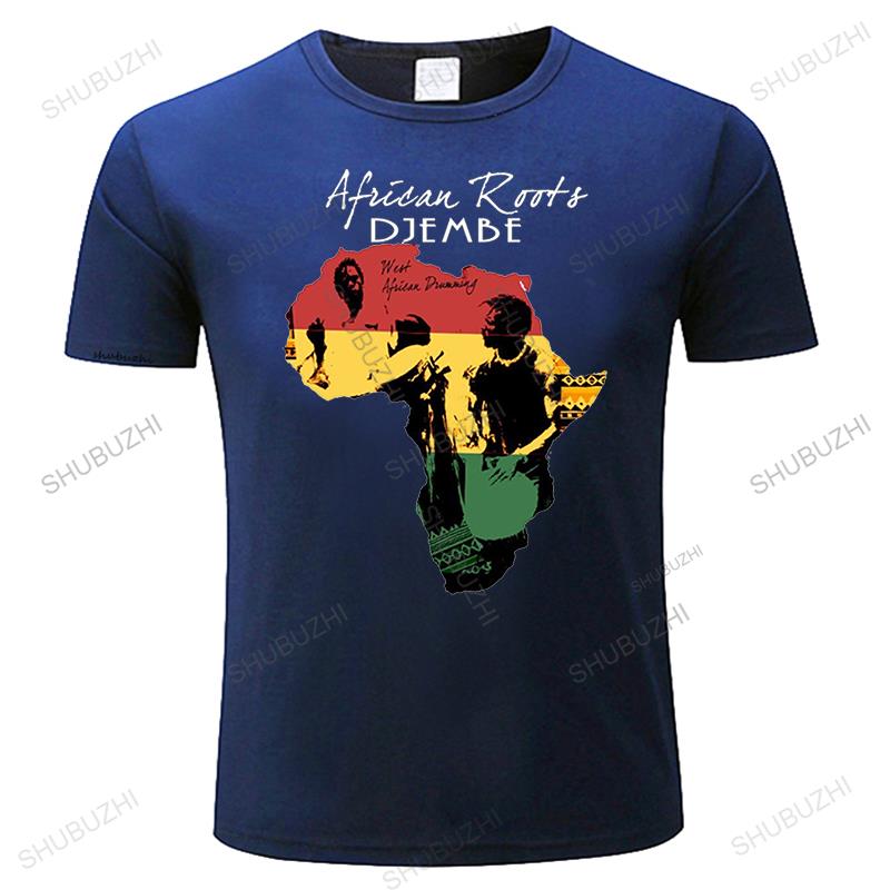 Hot sale streetwear Tshirt men summer top tees short sleeve Africa djembe bigger size unisex teeshirt women printed tshirts