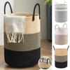 For Extra Large Laundry Storage Bag, Woven Dirty Clothes Basket With Cotton Rope Handle, Dirty Clothes Hamper, Storage Baske